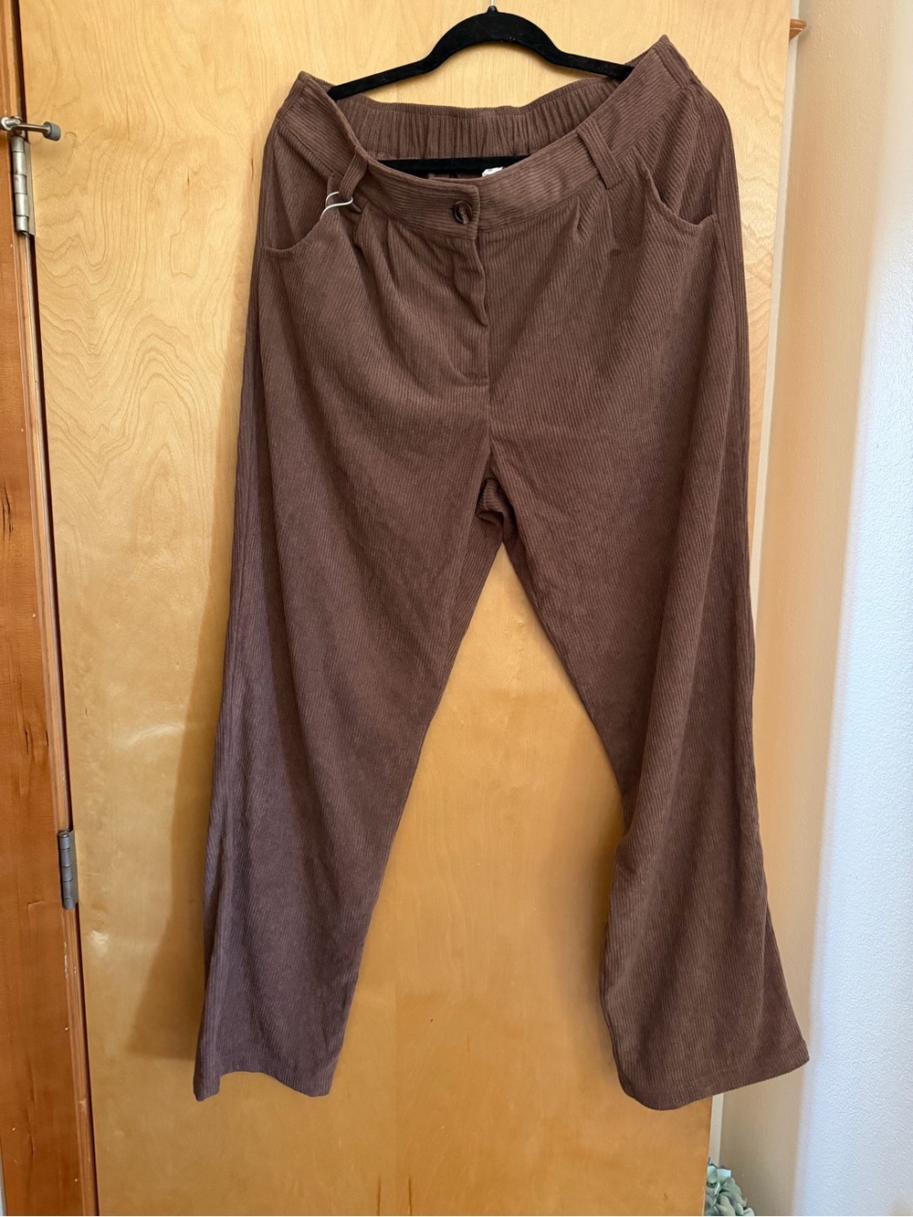 Halara AuraCord Brown Corduroy Pants